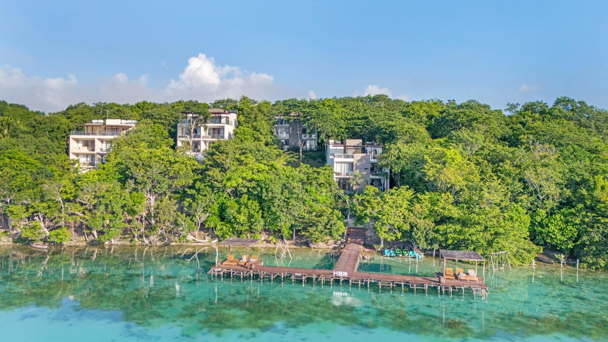 Mbh Maya Bacalar Hotel Boutique Esterno foto