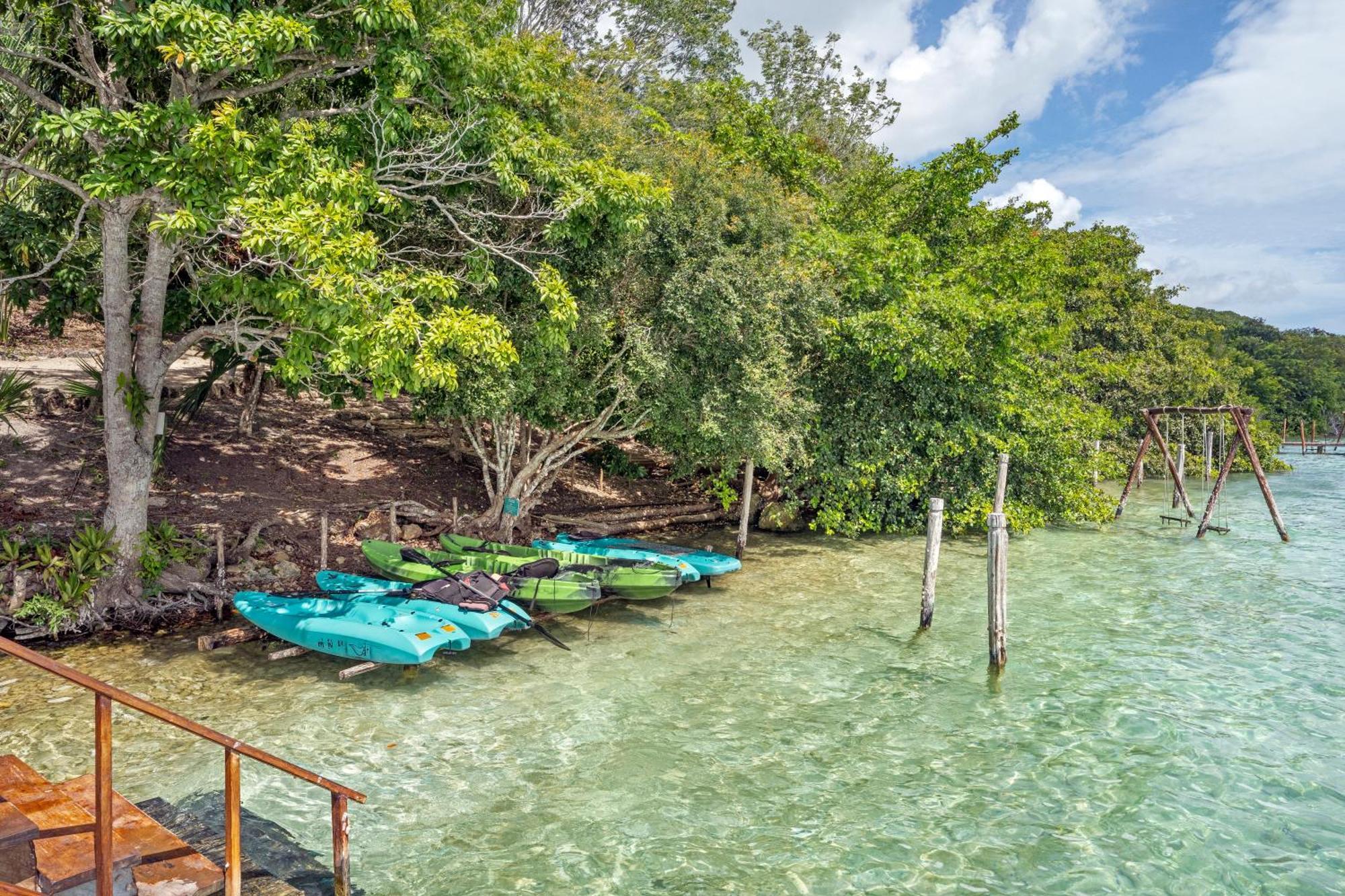 Mbh Maya Bacalar Hotel Boutique Esterno foto